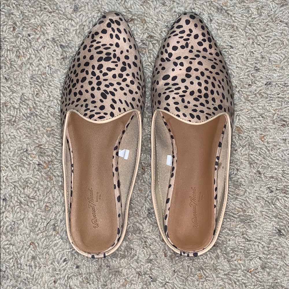 Leopard Spot Mules